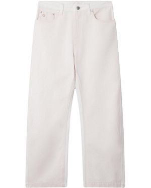 Stella McCartney Neutral Cropped Jeans - Women's - Cotton - White