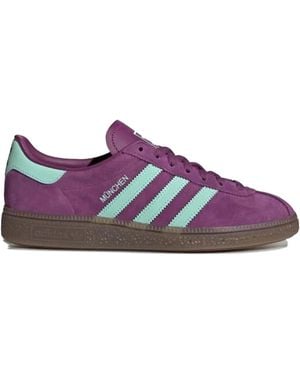 adidas Muenchen Leather Sneakers - パープル