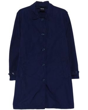 Aspesi Buttoned Coat - Blue