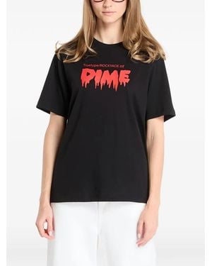 Dime Print T-Shirt - Black