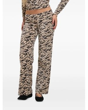 Juicy Couture Pantaloni Sportivi Con Stampa Zebra - Multicolore