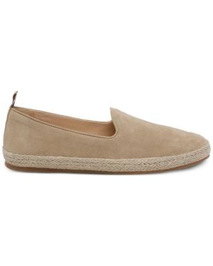 Stuart Weitzman Diaz Round Toe Espadrilles - White