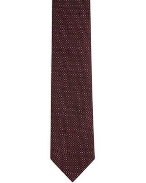 ZEGNA Cravate En Soie À Bout Pointu - Violet