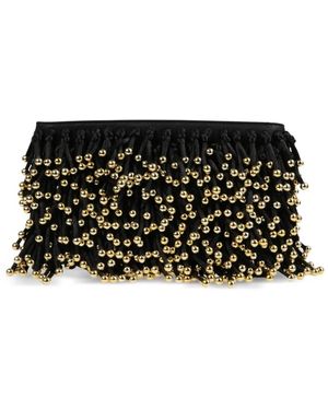 Jonathan Simkhai Clutch Reese Con Frange - Nero