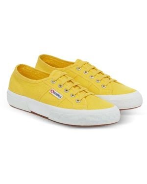Superga 2750-Cotu Canvas Trainers - Yellow