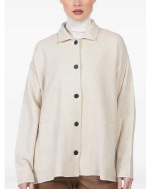 Oyuna Button-Fastening Cardigan - Natural