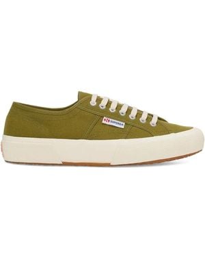 Superga Lace-Up Canvas Trainers - Green
