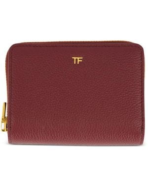 Tom Ford Cartera de piel - Rojo