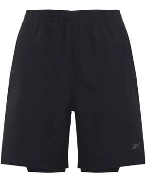 Reebok Strength 4.0 2-In-1 Running Shorts - Blue