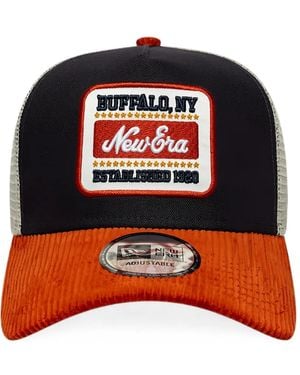 KTZ Cappello Da Baseball A Coste Con Applicazione Logo - Arancione