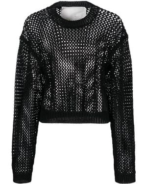 Ramael Pull En Maille Ajourée - Noir