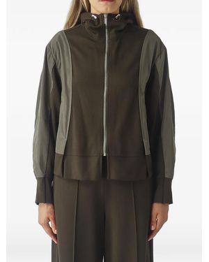 MEIMEIJ Chaqueta Con Capucha Y Paneles - Negro