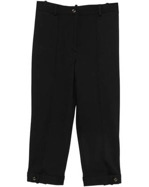 Sandro Pintuck-Detail Pants - Black