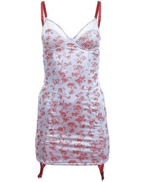 Fleur du Mal Bebe Camisole-Kleid Aus Rosen-Jacquard - Lila