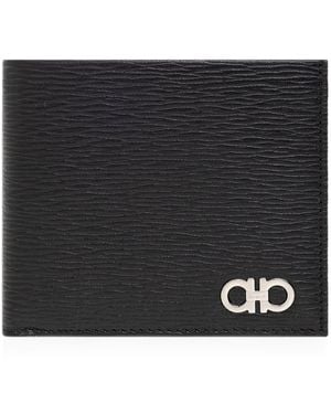 Ferragamo Gancini Bifold Wallet - Black