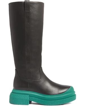 Stuart Weitzman Botas altas Charli Sportlift con tacón de 60 mm - Verde