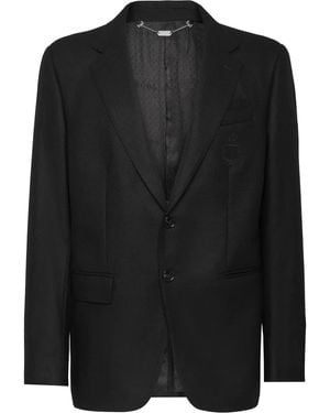 Billionaire Single-Breasted Blazer - Black