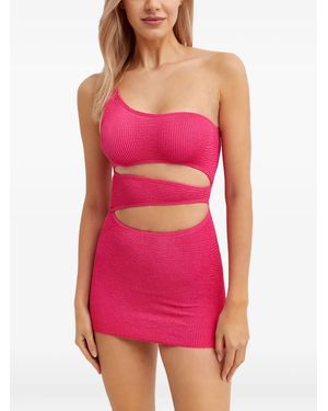 Bondeye Rico Asymmetric Cut-Out Mini Dress - Pink