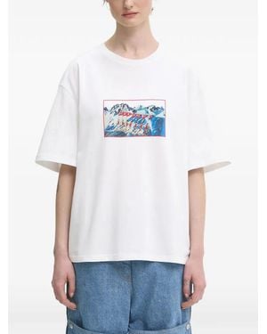 Fiorucci T-Shirt Con Grafica - Bianco