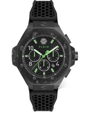Philipp Plein Plein Chrono Royal 46Mm Watch - Black