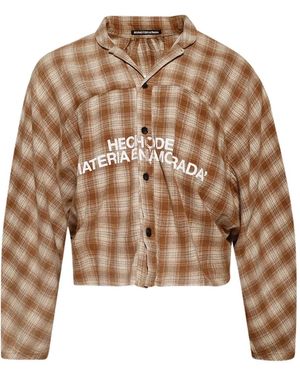 RRR123 Camicia Materia Nazarene - Marrone