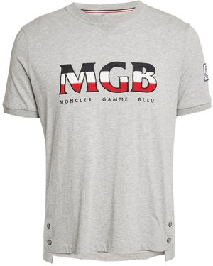 Moncler 2024 ロゴ Tシャツ - グレー