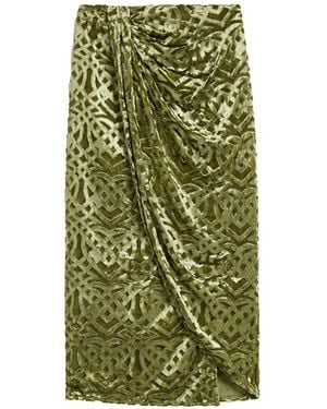 La DoubleJ Drape Skirt - Green