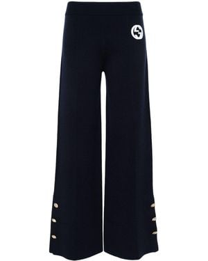 Gucci Wide Trousers - Blue