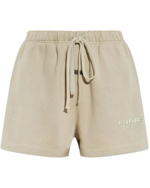 Fear Of God Drawstring-Waist Logo Shorts - White
