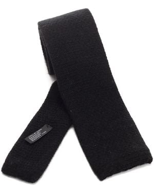 Al Duca d'Aosta Knit Cashmere Tie - Blue