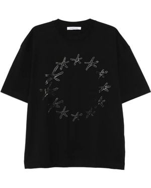 Etudes Studio プリント Tシャツ - ブラック