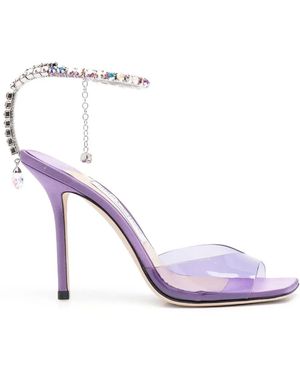 Jimmy Choo Saeda 100mm サンダル - ピンク