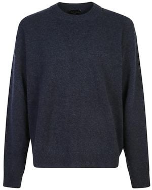 Roberto Collina Maglione Girocollo - Blu