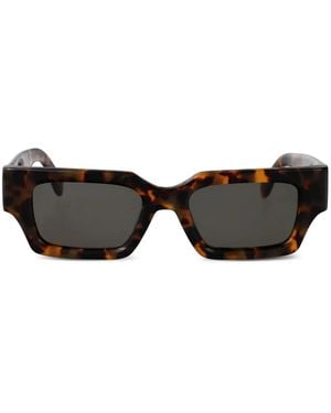 Palm Angels Gafas de sol con efecto de carey - Negro