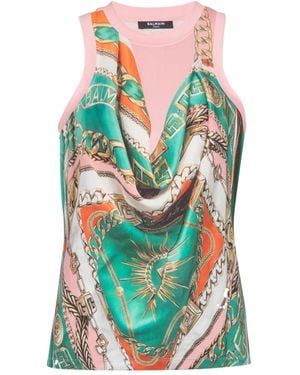 Balmain Top With Print - Multicolour