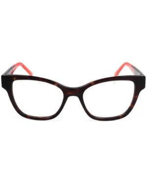 Missoni Tortoiseshell-Effect Cat-Eye Glasses - Brown