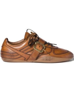 Miu Miu Sneakers - Brown