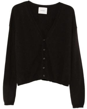 Lisa Yang Abby V-Neck Cardigan - Black
