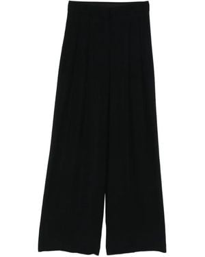 Alberta Ferretti Pleated Trousers - Black