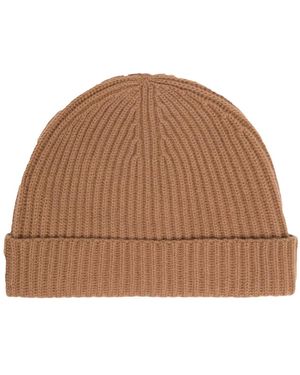 N.Peal Cashmere Gorro de canalé - Marrón