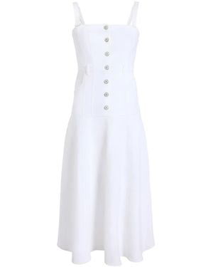 Cinq À Sept Veena Denim Midi Dress - White