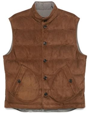 Ralph Lauren Suede Gilet - Brown
