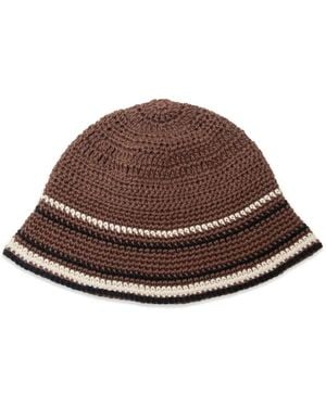 Undercover X Kijima Takayuki Striped Bucket Hat - Brown