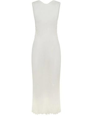 Christopher Esber Abito Midi Con Inserti - Bianco
