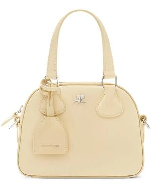 Courreges Borsa Tote Bowling Mini - Neutro