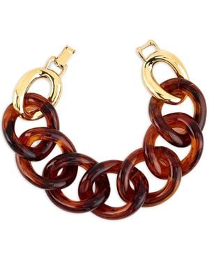 Kenneth Jay Lane Tortoise Link Bracelet - Pink