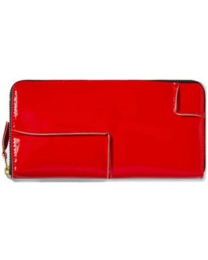 Comme des Garçons Zip-Fastening Wallet - Red