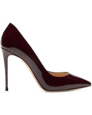 Casadei Julia Patent Leather Pumps - Purple