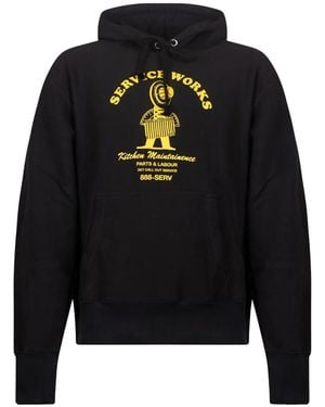 Service Works Sudadera Maintainence con capucha - Azul