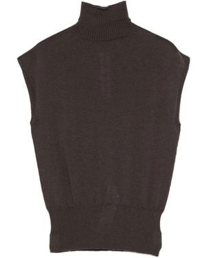 Rick Owens Pull À Coupe Ample - Marron